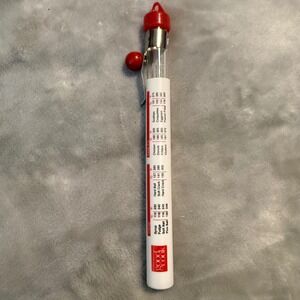 GoodCook Candy & Deep Fry Thermometer Red Clip Syrup Sugar Oil Temp Gauge Baking